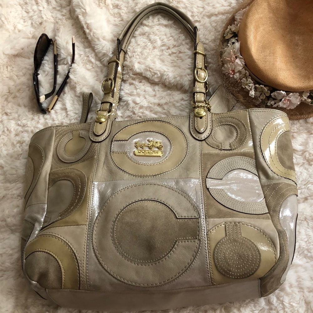 COACH LEATHER HANDBAG - Picture 4 of 17